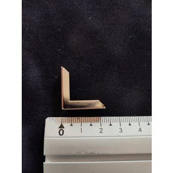 sarokdísz, nagy ezüst, egyenes