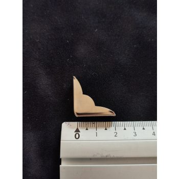 sarokdísz , nagy ezüst ,pillangó