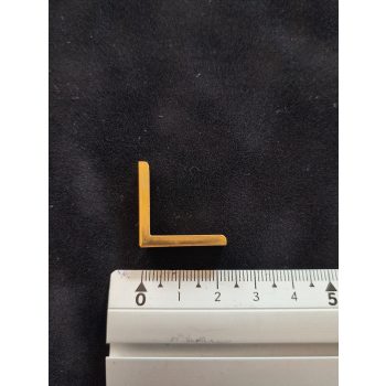 sarokdísz, nagy, vékony arany